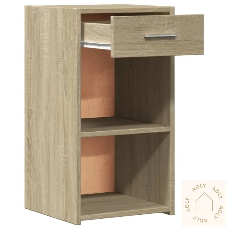 Nattbord 2 Stk Sonoma Eik 35X34X65 Cm Konstruert Tre