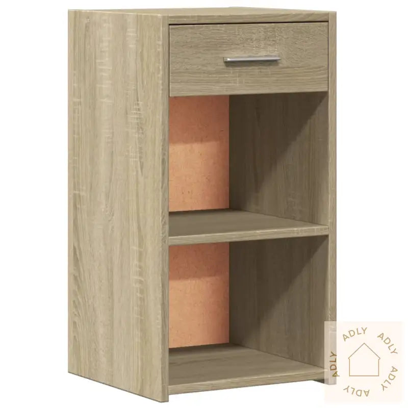 Nattbord 2 Stk Sonoma Eik 35X34X65 Cm Konstruert Tre