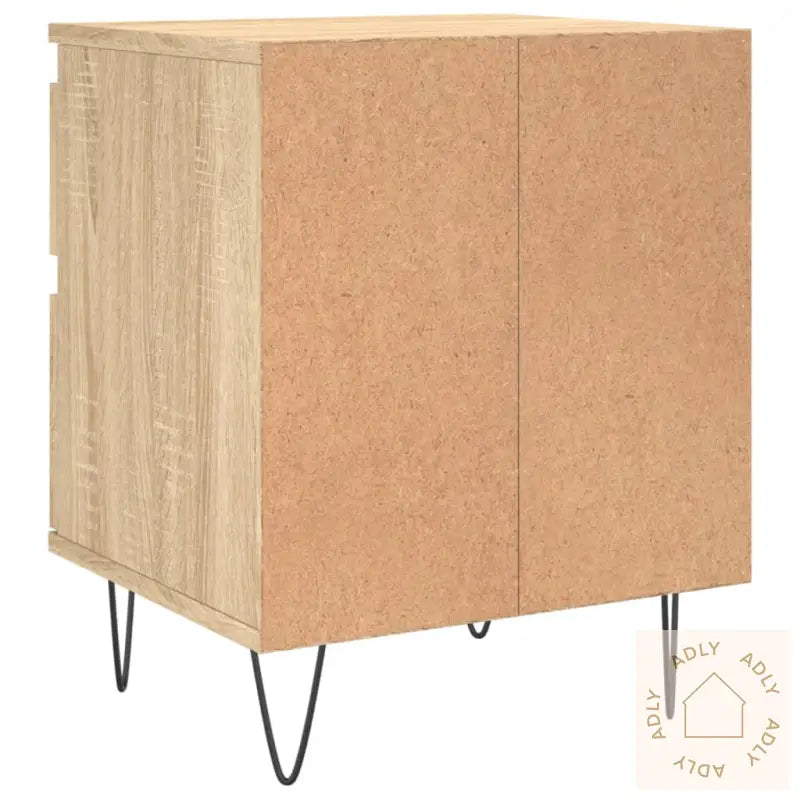 Nattbord 2 Stk Sonoma Eik 40X35X50 Cm Konstruert Tre