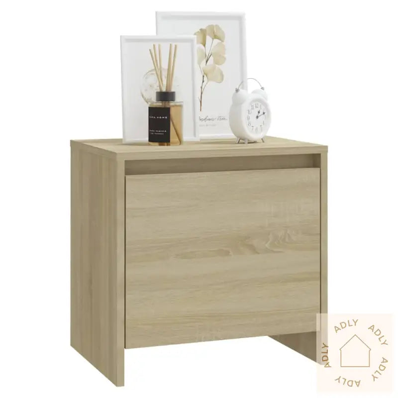 Nattbord Sonoma Eik 45X34X44,5 Cm Konstruert Tre