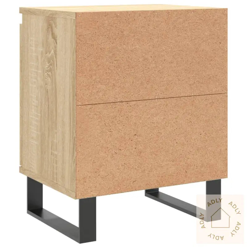 Nattbord 2 Stk Sonoma Eik 40X30X50 Cm Konstruert Tre
