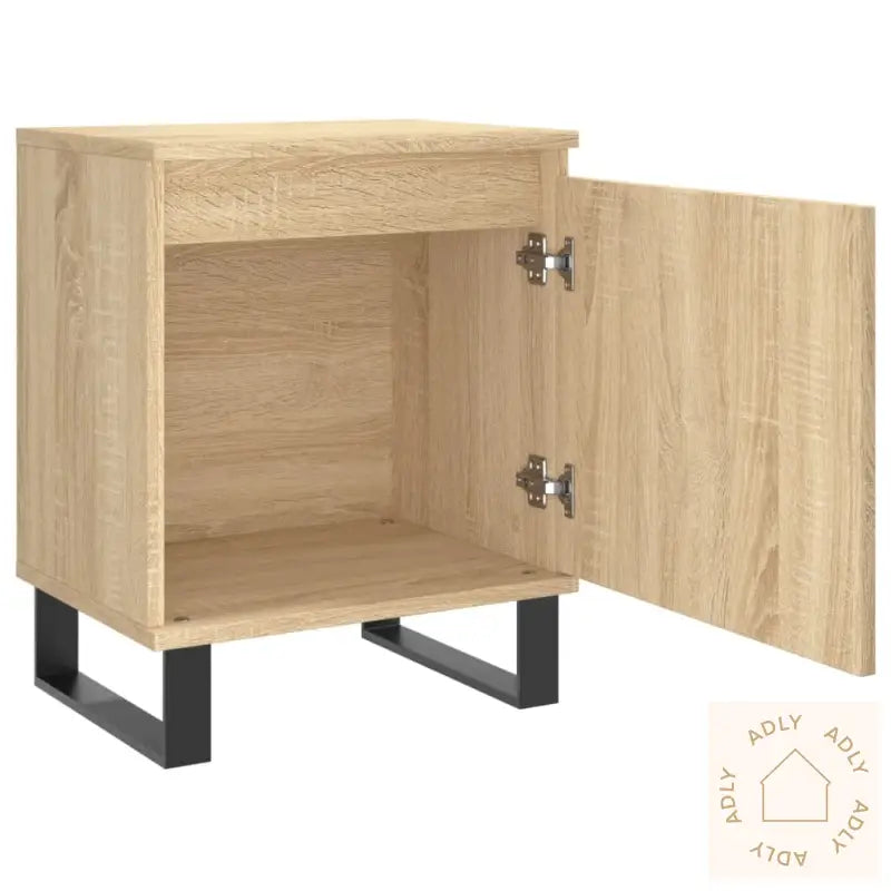 Nattbord 2 Stk Sonoma Eik 40X30X50 Cm Konstruert Tre