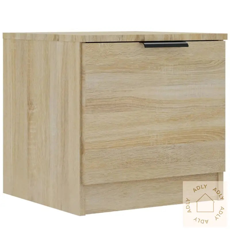 Nattbord 2 Stk Sonoma Eik 40X39X40 Cm