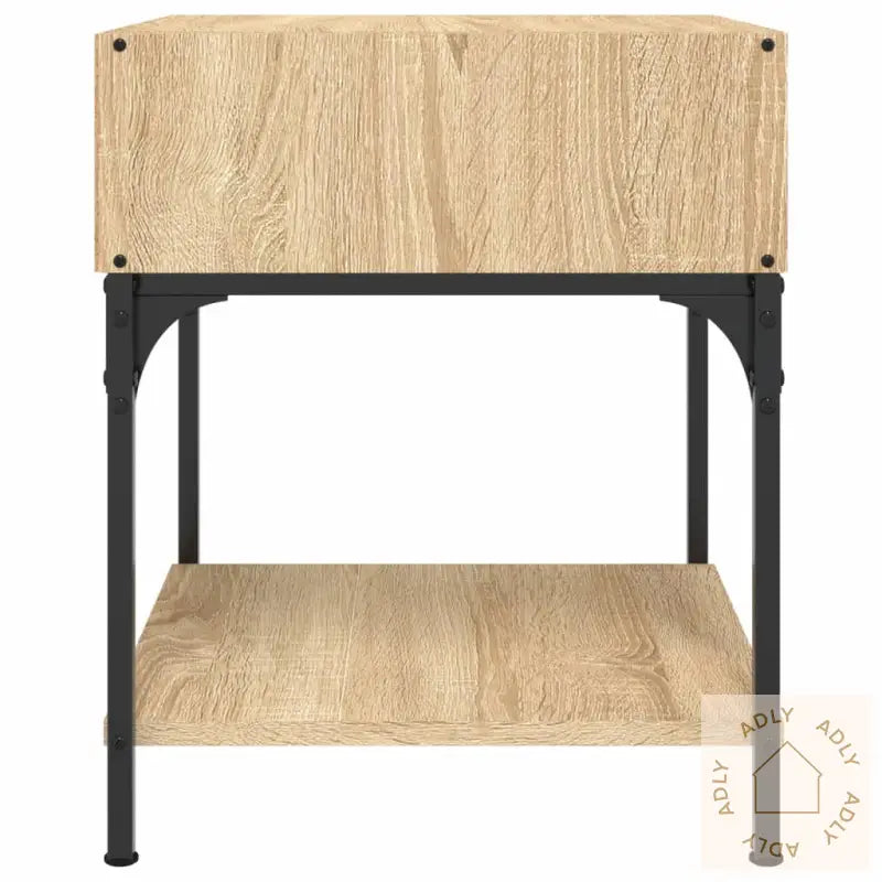 Nattbord 2 Stk Sonoma Eik 40X41X50 Cm Konstruert Tre