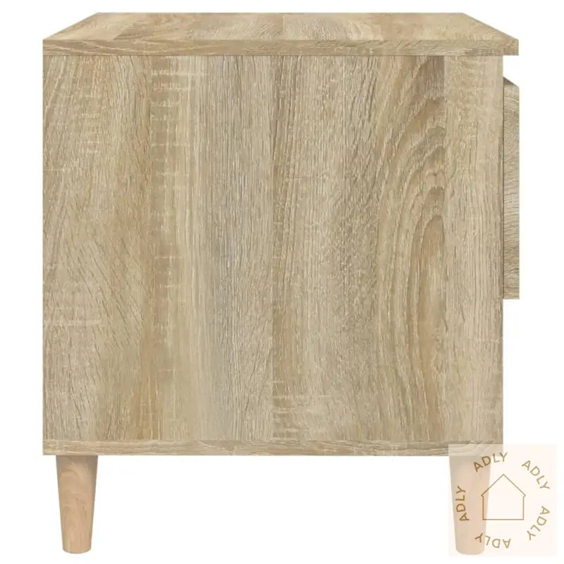 Nattbord 2 Stk Sonoma Eik 50X46X50 Cm Konstruert Tre