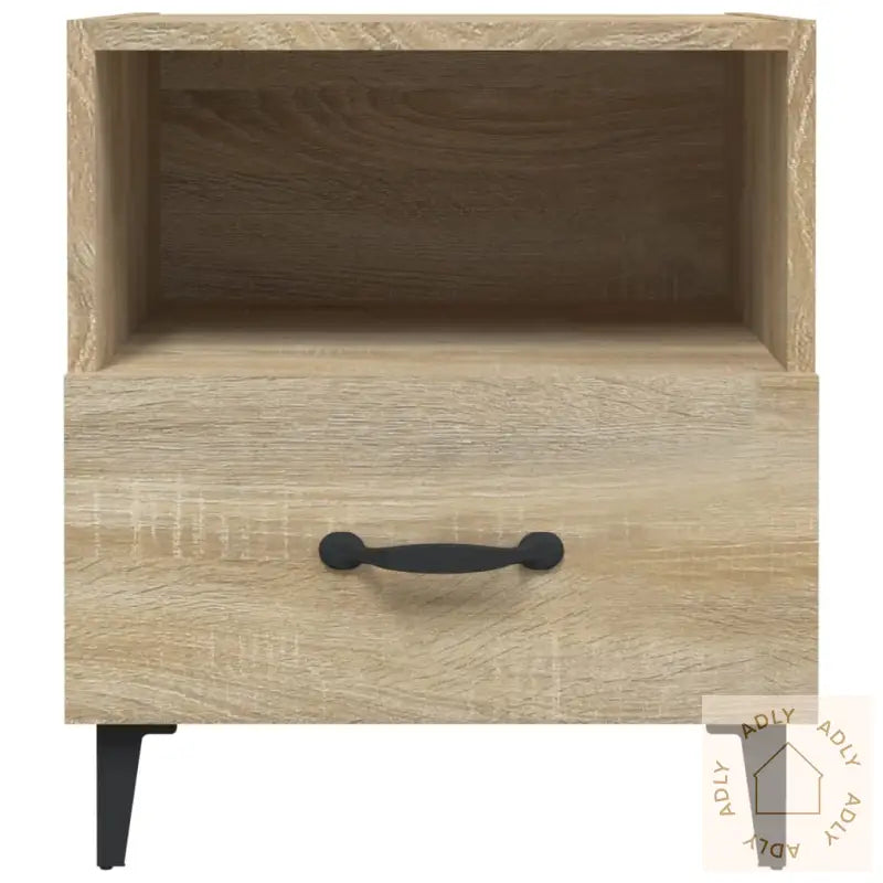 Nattbord 2 Stk Sonoma Eik Konstruert Tre