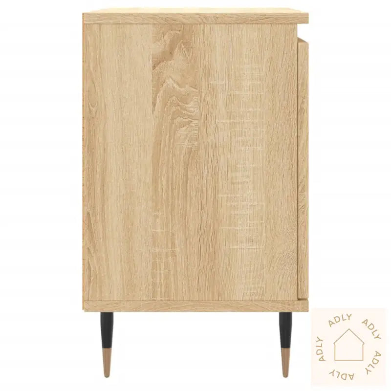 Nattbord 2 Stk Sonoma Eik 40X30X50 Cm Konstruert Tre