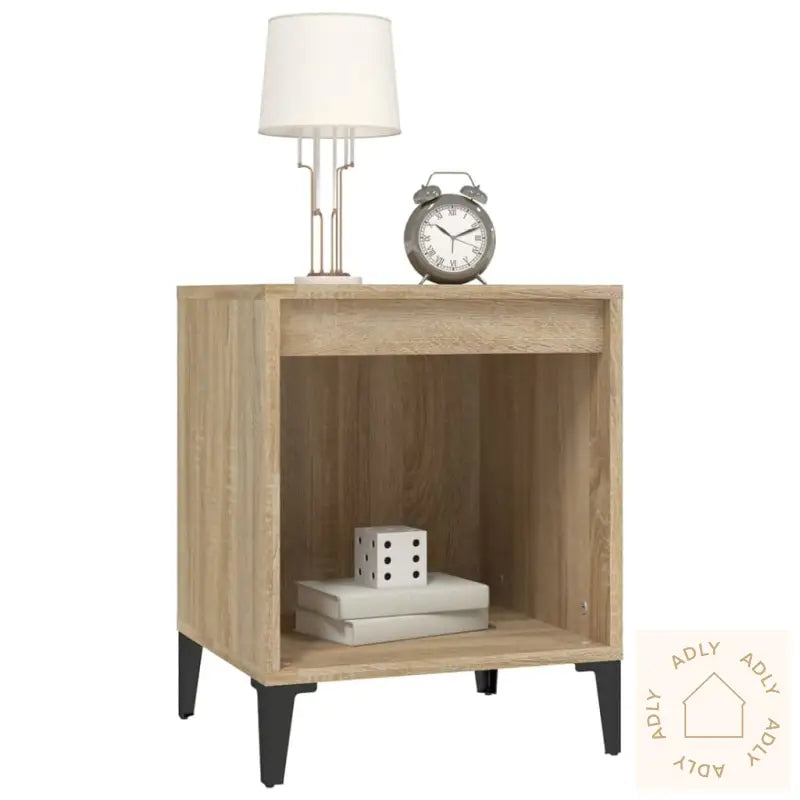 Nattbord 2 Stk Sonoma Eik 40X35X50 Cm