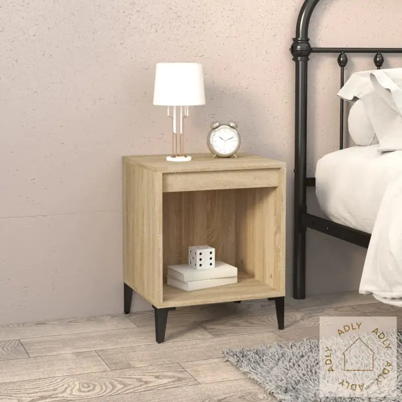 Nattbord 2 Stk Sonoma Eik 40X35X50 Cm