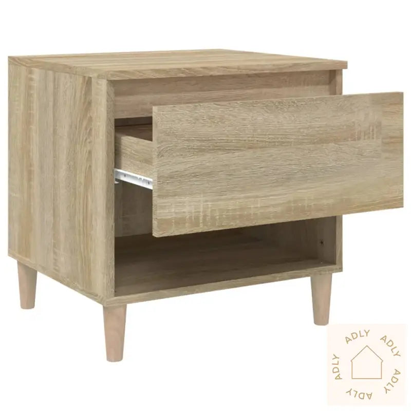 Nattbord 2 Stk Sonoma Eik 50X46X50 Cm Konstruert Tre