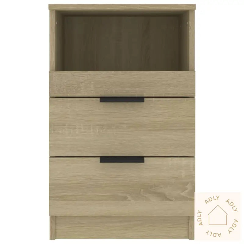 Nattbord 2 Stk Sonoma Eik Konstruert Tre