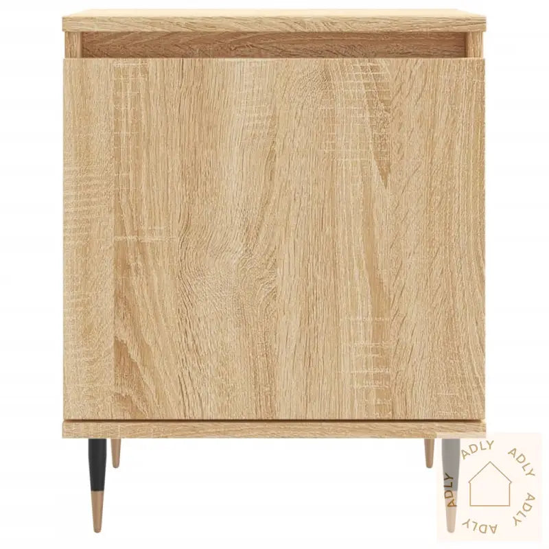 Nattbord 2 Stk Sonoma Eik 40X30X50 Cm Konstruert Tre