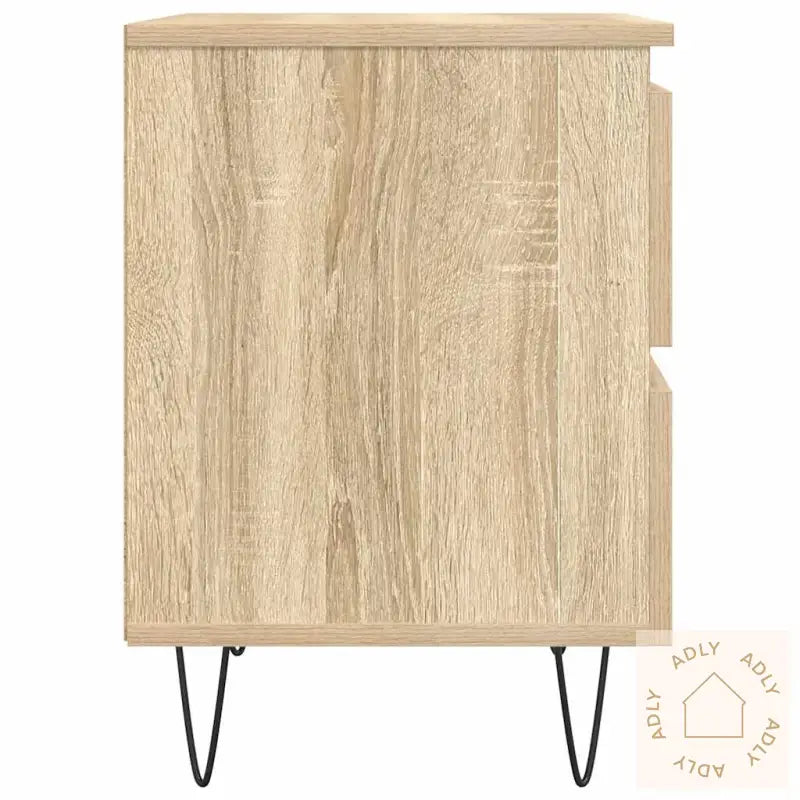 Nattbord 2 Stk Sonoma Eik 40X35X50 Cm Konstruert Tre