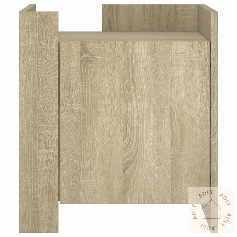Nattbord Sonoma Eik 45X50X50 Cm Konstruert Tre