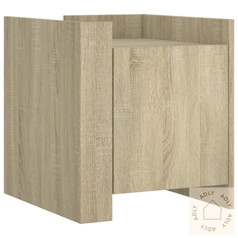 Nattbord Sonoma Eik 45X50X50 Cm Konstruert Tre