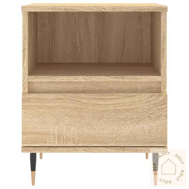 Nattbord 2 Stk Sonoma Eik 40X35X50 Cm Konstruert Tre