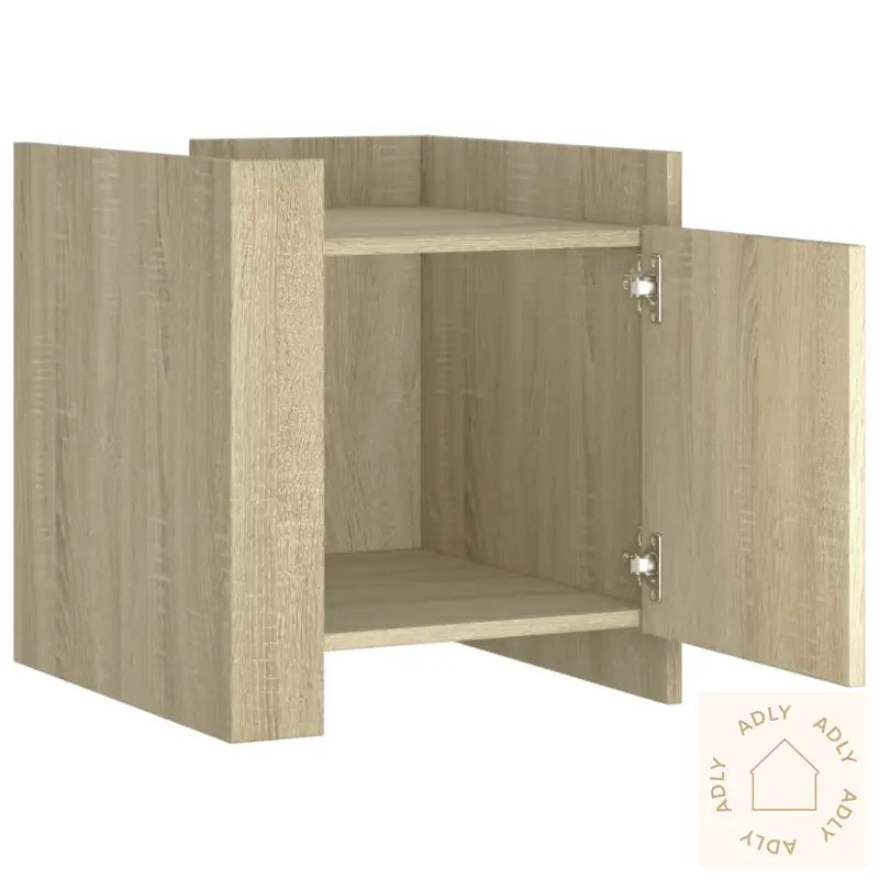 Nattbord Sonoma Eik 45X50X50 Cm Konstruert Tre