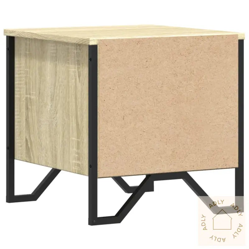 Nattbord 2 Stk Sonoma Eik 40X40X50 Cm Konstruert Tre