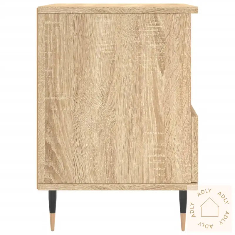 Nattbord 2 Stk Sonoma Eik 40X35X50 Cm Konstruert Tre