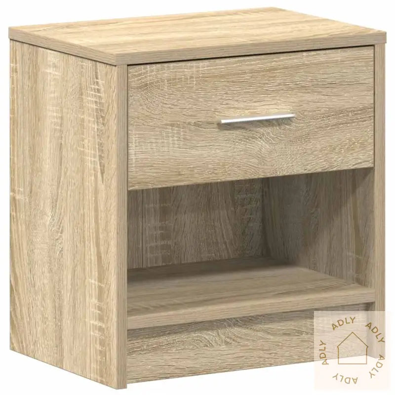 Nattbord Med Skuff Sonoma Eik 39X28X41 Cm