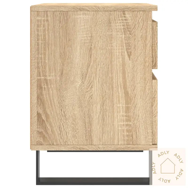 Nattbord 2 Stk Sonoma Eik 40X35X50 Cm Konstruert Tre