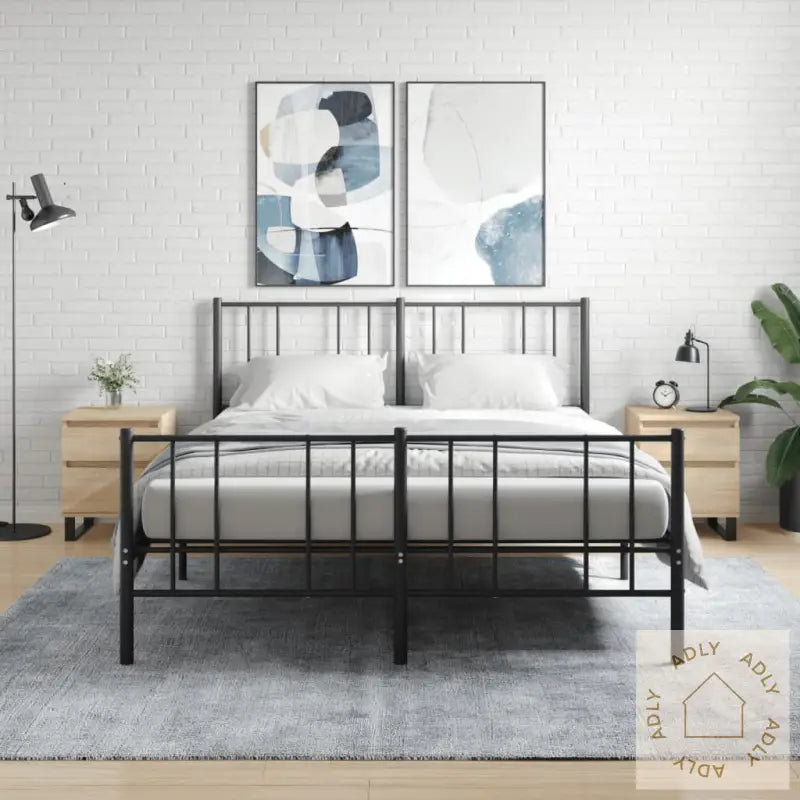 Nattbord 2 Stk Sonoma Eik 40X35X50 Cm Konstruert Tre