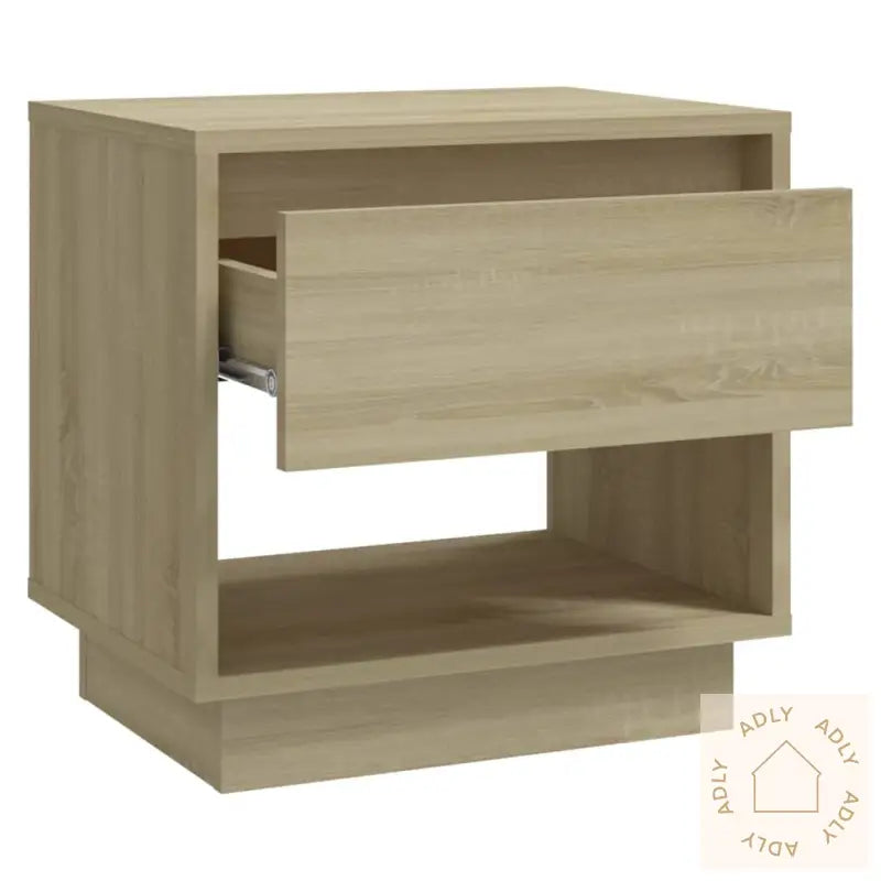 Nattbord 2 Stk Sonoma Eik 45X34X44 Cm Konstruert Tre