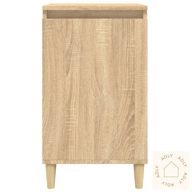 Nattbord 2 Stk Sonoma Eik 40X35X70 Cm Konstruert Tre