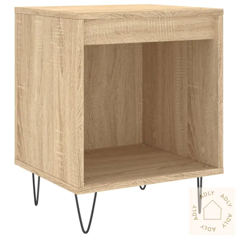 Nattbord 2 Stk Sonoma Eik 40X35X50 Cm Konstruert Tre