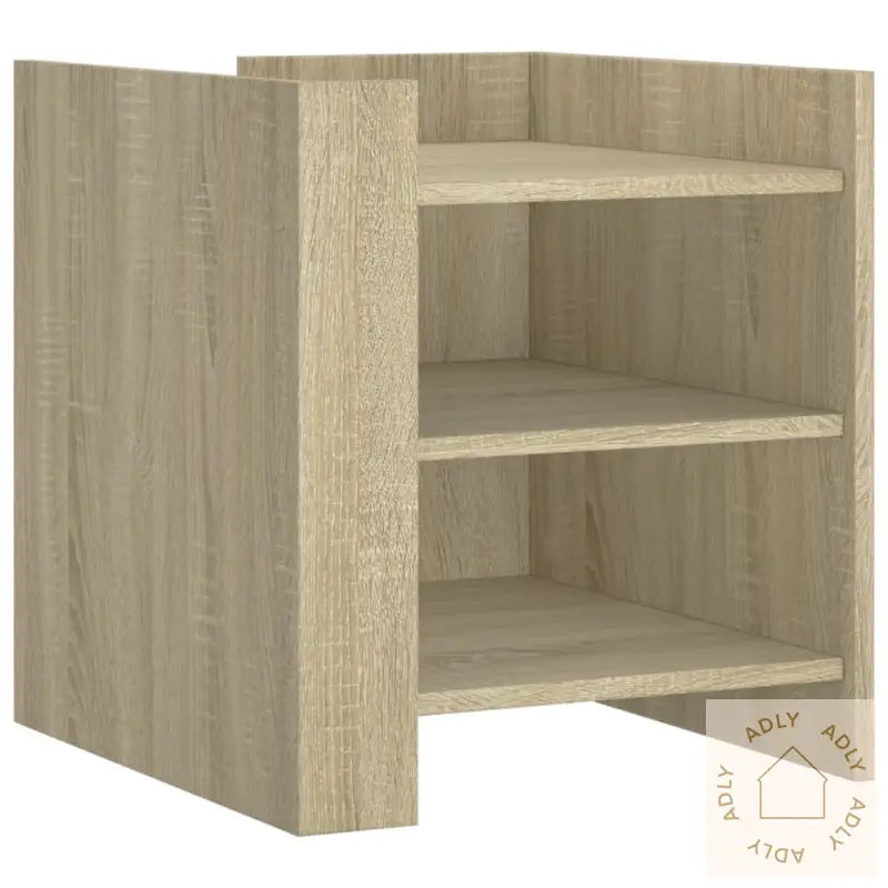 Nattbord Sonoma Eik 45X50X50 Cm Konstruert Tre