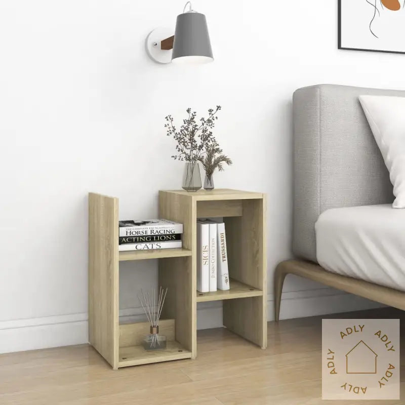 Nattbord Sonoma Eik 50X30X51,5 Cm Konstruert Tre