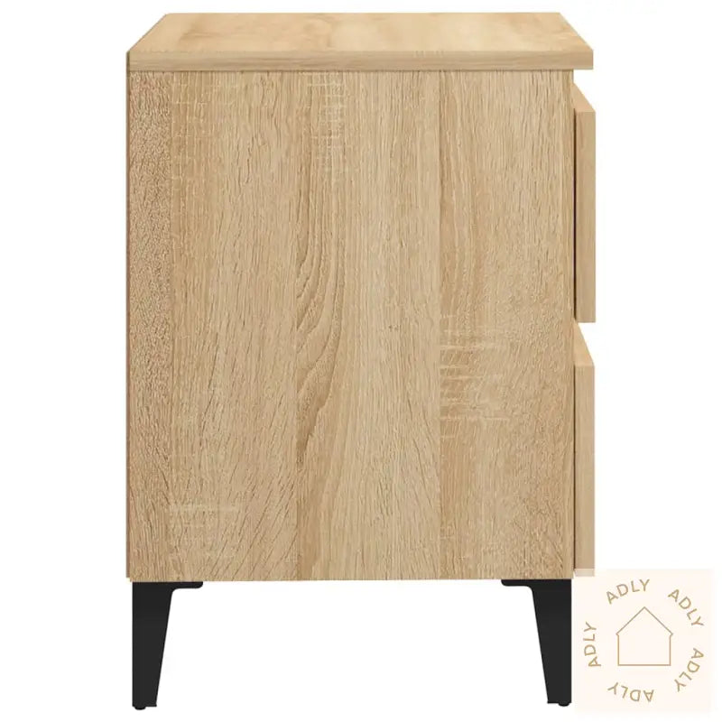 Nattbord Sonoma Eik 40X35X50 Cm Konstruert Tre