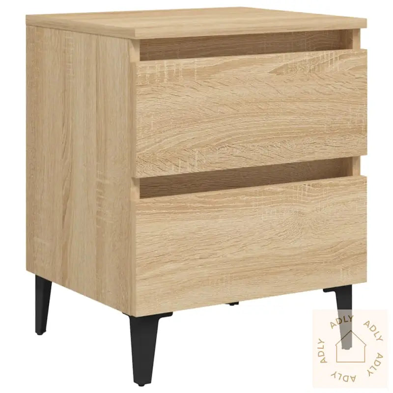 Nattbord Sonoma Eik 40X35X50 Cm Konstruert Tre