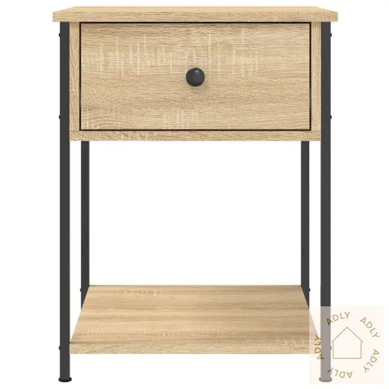 Nattbord 2 Stk Sonoma Eik 44X45X58 Cm Konstruert Tre