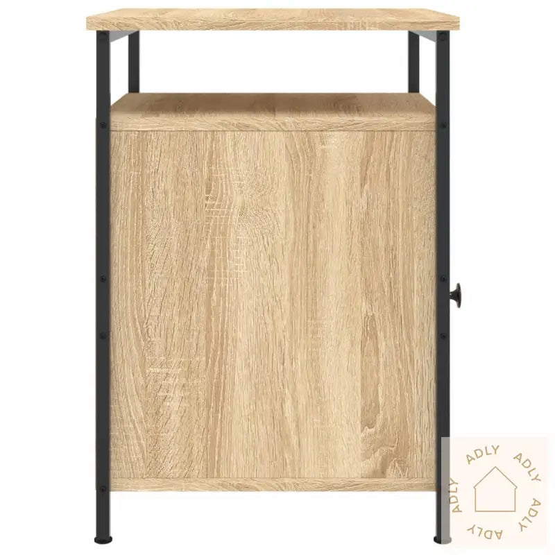 Nattbord 2 Stk Sonoma Eik 40X42X60 Cm Konstruert Tre