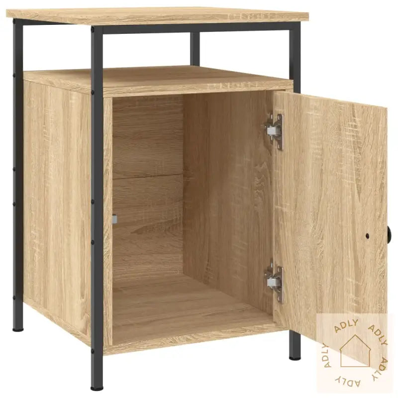 Nattbord 2 Stk Sonoma Eik 40X42X60 Cm Konstruert Tre