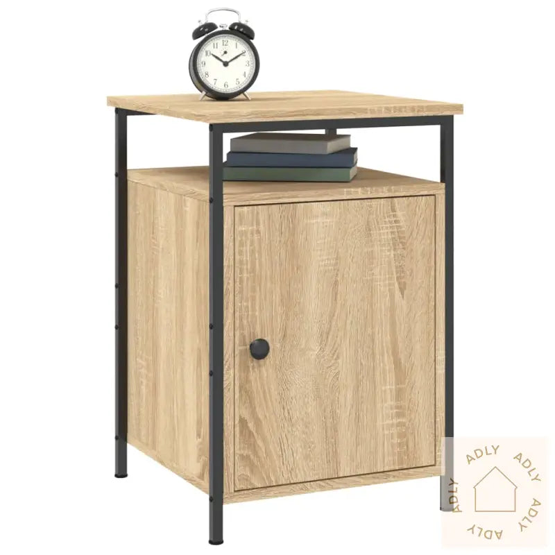 Nattbord 2 Stk Sonoma Eik 40X42X60 Cm Konstruert Tre