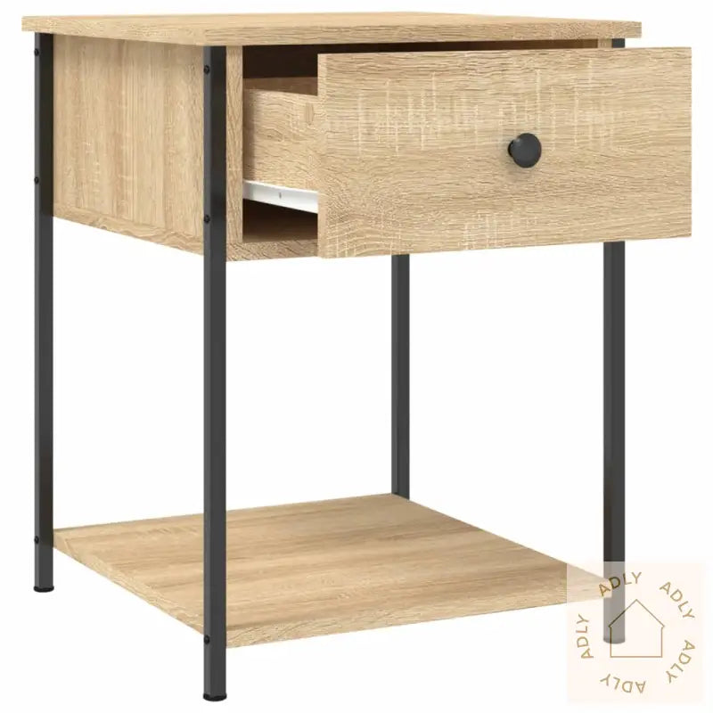 Nattbord 2 Stk Sonoma Eik 44X45X58 Cm Konstruert Tre