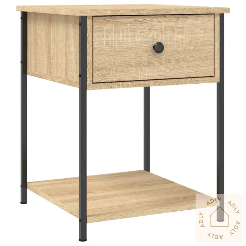 Nattbord 2 Stk Sonoma Eik 44X45X58 Cm Konstruert Tre