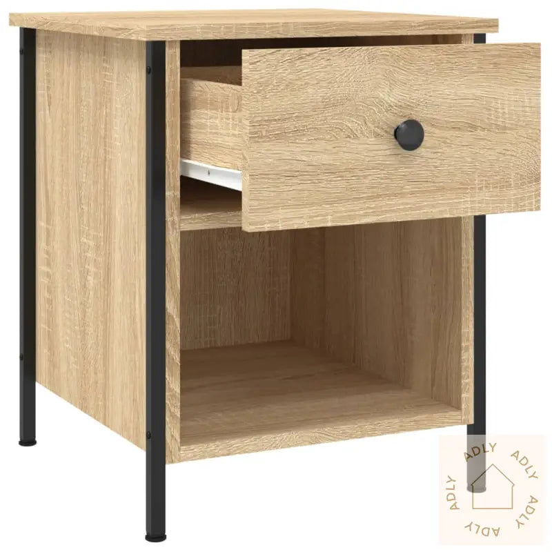 Nattbord 2 Stk Sonoma Eik 40X42X50 Cm Konstruert Tre