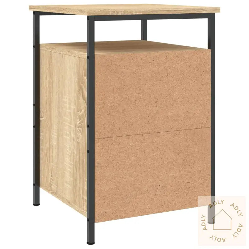 Nattbord 2 Stk Sonoma Eik 40X42X60 Cm Konstruert Tre