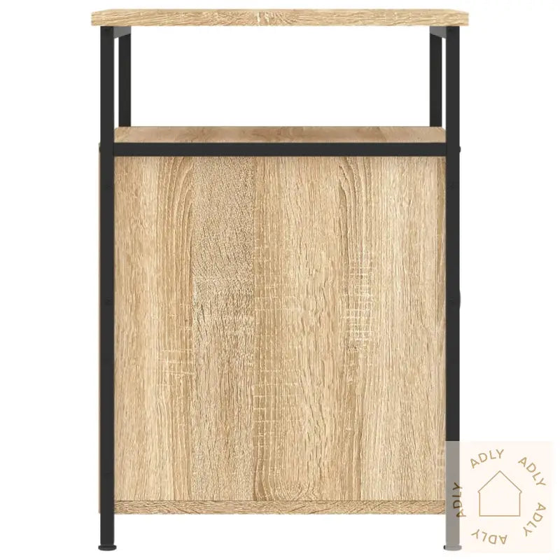 Nattbord 2 Stk Sonoma Eik 40X42X60 Cm Konstruert Tre