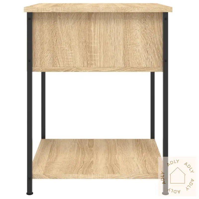 Nattbord 2 Stk Sonoma Eik 44X45X58 Cm Konstruert Tre