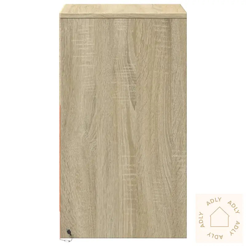 Nattbord Med Led 2 Stk Sonoma Eik Konstruert Tre