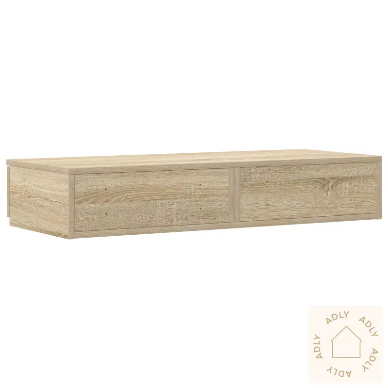 Sengeskuffer I Sonoma Eik 100X36,5X16,5 Cm, Laget Av Konstruert Tre