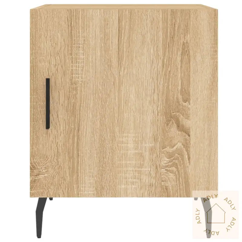 Nattbord 2 Stk Sonoma Eik 40X40X50 Cm Konstruert Tre