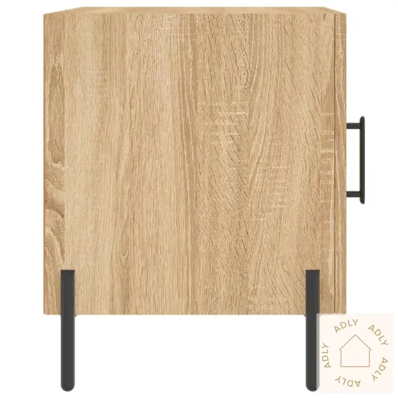 Nattbord 2 Stk Sonoma Eik 40X40X50 Cm Konstruert Tre