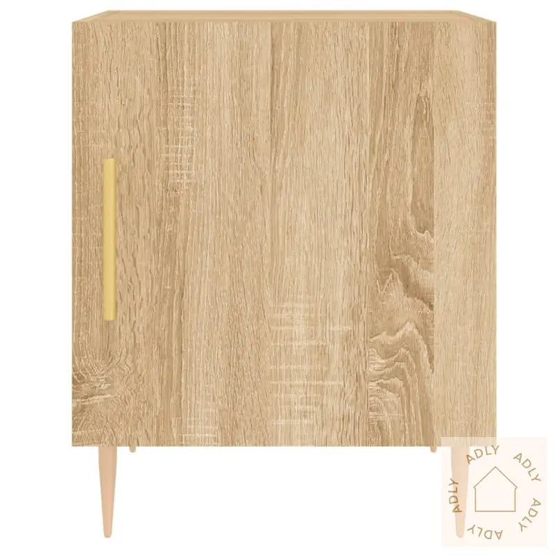 Nattbord 2 Stk Sonoma Eik 40X40X50 Cm Konstruert Tre