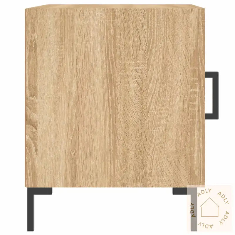 Nattbord 2 Stk Sonoma Eik 40X40X50 Cm Konstruert Tre