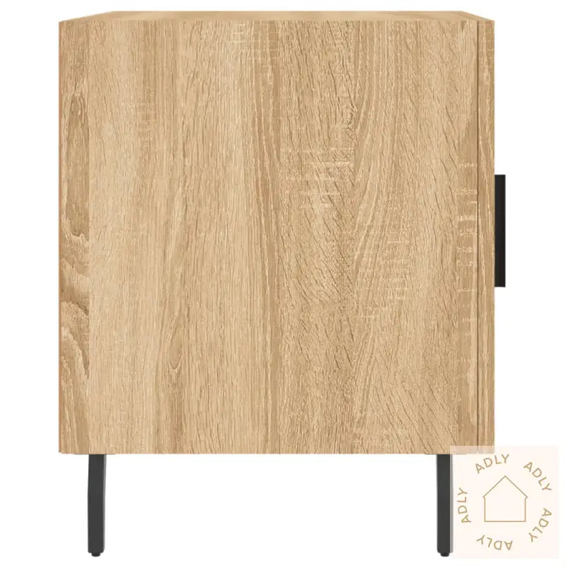 Nattbord 2 Stk Sonoma Eik 40X40X50 Cm Konstruert Tre
